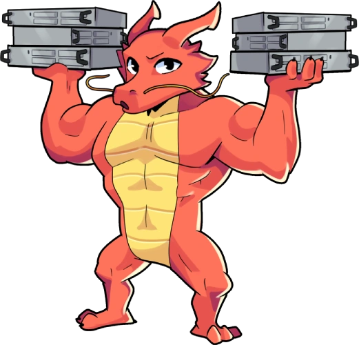 Strator portant des serveurs